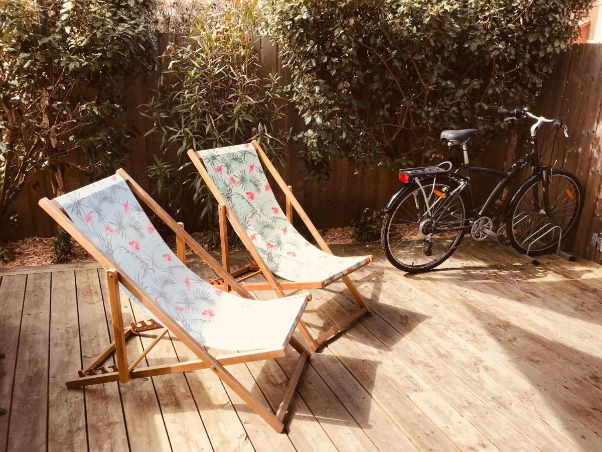 Cocon Entre Presqu'Ile Du Cap Ferret Et Plages Oceanes - Terrasse - 1 Velo Gratuit Ares Exterior foto