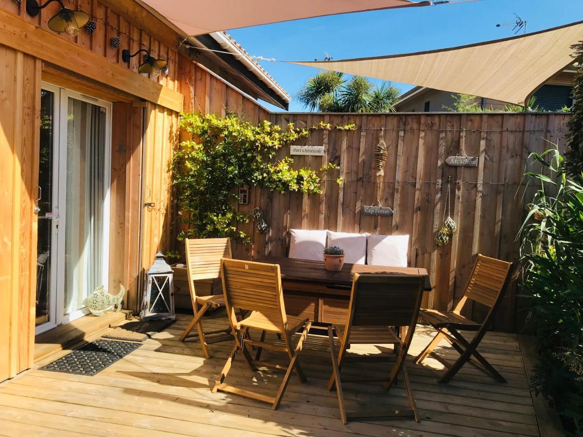 Cocon Entre Presqu'Ile Du Cap Ferret Et Plages Oceanes - Terrasse - 1 Velo Gratuit Ares Exterior foto